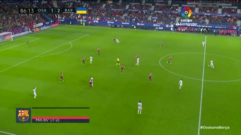 Resumen de CA Osasuna vs FC Barcelona (1-2)