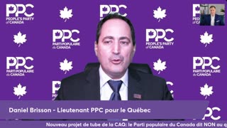 Refus de la demande d’aide irresponsable du fédéral pour le tube de la CAQ