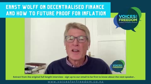 Ernst Wolff On Decentralised Finance And How To Future Proof For Inflation