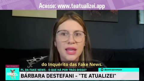 PL das Fake News - Dino notifica Google - By Barbara - Cortes te Atualizei