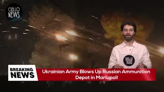 BIG EXPLOSION! Ukrainian Army Blows Up Russian Ammunition Depot in Mariupol!