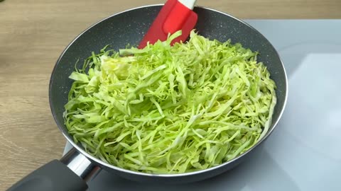 Few people cook cabbage like this! ! Now you will make this cabbage recipe every day! !