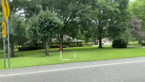 DRIVING BY GROSS TETE BAYOU LOUISIANA USA