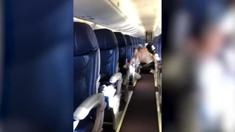 Aeromexico plane hit by stray bullet