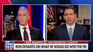 Governor DeSantis Says He Will Remove FBI Director Wray On 'Day One' If Elected