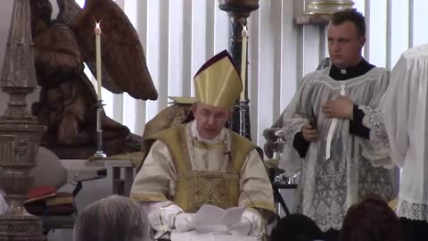 FSSP LA_ Solemn High Pontifical Mass with Bishop Athanasius Schneider