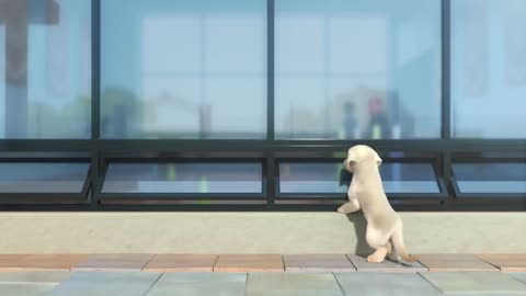 street dog animation in #3d