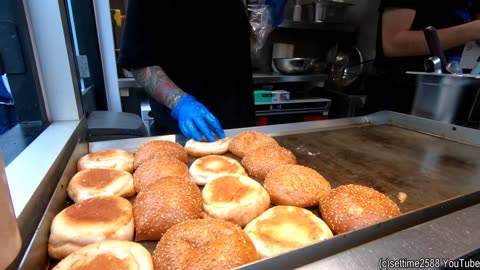 Yummy BIG Burgers, Hand Pressed, Tasted in Camden Town. Street Food of London