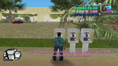 Grand Theft Auto:Vice City Side Mission #3 Road Kill
