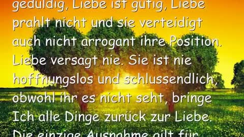 ECHTE LIEBE ALS HEILMITTEL & TRAUM-INTERPRETATION ❤️ Liebesbrief von Jesus vom 17. Januar 2017