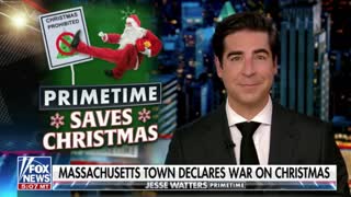 Jesse Watters announces that Dedham Public Library in Massachusetts WILL put up their Christmas tree after all