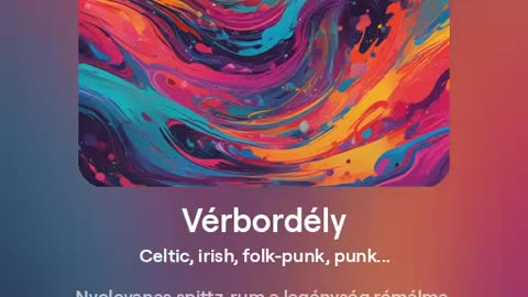 Vérbordély - AI-generált kelta folk-punk/pub rock