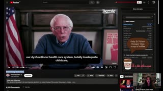 Reacting to BERNIE SANDERS "Democracy is at stake" video. Media Literacy