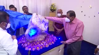 Unveiled: 'world's largest' corundum sapphire