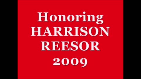 PARENTS/GRANDPARENTS HONOR HARRISON REESOR IN 2009