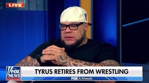 Tearful Tyrus retires from wrestling