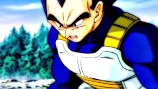 Dragon Ball Z- Weak Prince Vegeta scared of The True Legendary Super Saiyan God Broly #anime #dbz