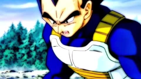 Dragon Ball Z- Weak Prince Vegeta scared of The True Legendary Super Saiyan God Broly #anime #dbz