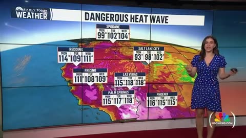 103 million impacted by heat alerts as record temperatures are set to continue