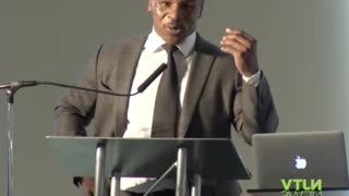 Mike Tyson Speaks at a Prison Reentry Conference.