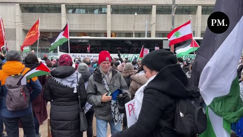 Anti-Israel protestors in Toronto claim Israel’s war against Hamas terrorists is “racist”