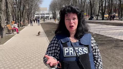 On the ground in liberated Volnovakha, Ukraine