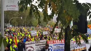 Madrid, Spain: Truckers go on strike (Nov. 15, 2022)