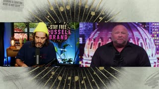 Russell Brand , Alex Jones interview. Full Interview.