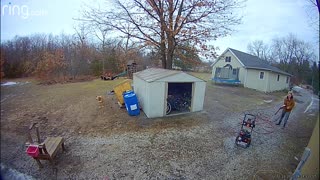 Stuck Power Washer Trigger Causes Chaos