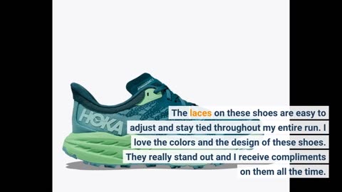 Customer Comments: HOKA ONE ONE Womens Speedgoat 5 Textile Synthetic Trainers