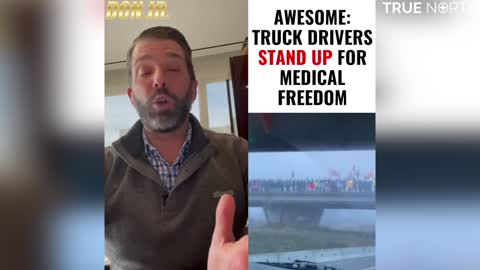 Donald Trump Jr. supports Canada's trucker convoy