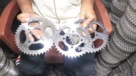 Amazing Technique in Making Motorcycle Sprockets