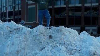 Lambeau Field in Green Bay Wisconsin December 27th, 2021