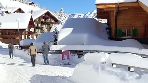 Mürren, Switzerland 📍 ❄️🇨🇭 Winter Vibes from Mürren ❄️ 😍