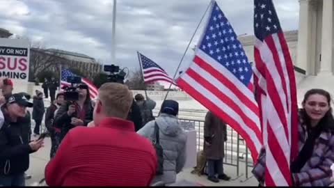 The Faithful Patriots at SCOTUS Hoping for 22-380 to be Won!