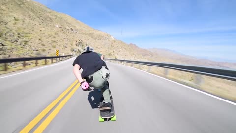Raw Run - Ambulances (60mph+ Downhill Skateboarding)-20