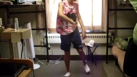Old Dancing Footage From Dorm Room (2009)