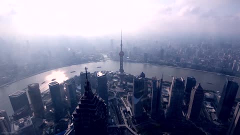 Oriental Pearl TV Tower in Shanghai