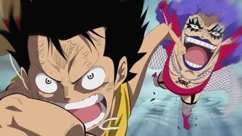 Luffy's unaware Conquerors Haki at Mrineford [HD] - *One Piece*
