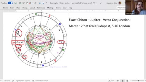 Exact Jupiter – Chiron – Vesta Triple Conjunction