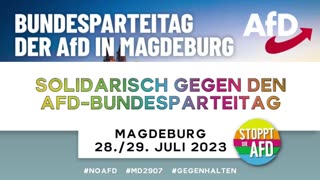 Magdeburg - AFD Parteitag & Gegendemo 29.07.2023
