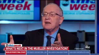Dershowitz: "I think the [Mueller] report is going to be devastating to the president"