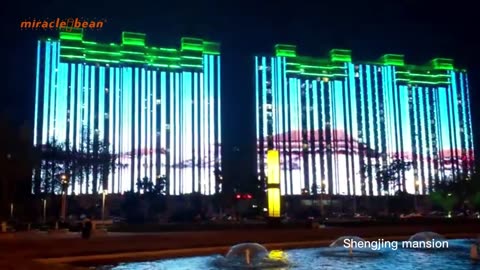 Miracle Bean led point lights used in Jilin Shengjing Fudi Project