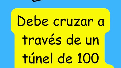 ¿ Cuanto tarda el tren en cruzar el túnel ?