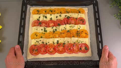 All the guests asked me for the recipe! A brilliant appetizer made from puff pastry