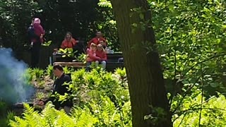 Picnic in Hamburg Forest Park