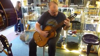 Bach played on a 100 year old guitar