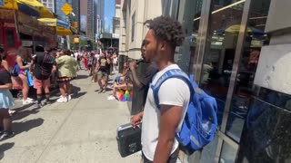 Pepper Sprayed While Preaching Jesus At LGBT Pride Parade "LEAVE THIS IS OUR DAY!" (NYC, Pride)