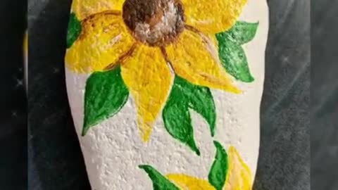 amazing and best stone rock painting ideas