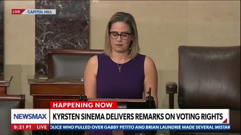 Sinema ANNIHILATES Biden's Plans For The Voting Rights Bill